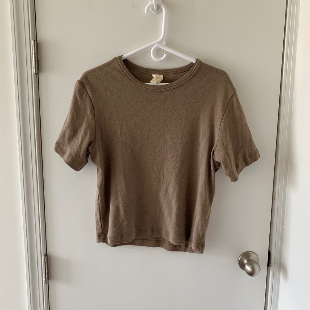 Nu Swim Daily Tee in Taupe